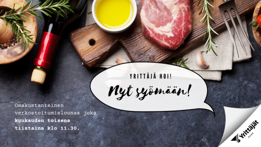 Raahen Yrittäjät ry kutsuu alueen yrittäjät yhteisen lounaan äärelle!